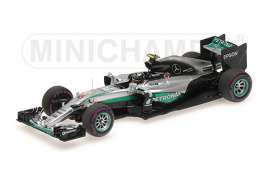 Mercedes Benz Petronas - 2016 silver - 1:43 - Minichamps - 417160306 - mc417160306 | Toms Modelautos