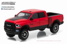 Dodge Ram - 2017 flame red/black - 1:64 - GreenLight - 29873 - gl29873 | Toms Modelautos