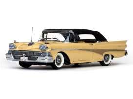 Ford  - 1958 black/sun gold - 1:18 - SunStar - 5281 - sun5281 | Toms Modelautos