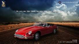 Jaguar  - 1971 red - 1:18 - Lucky Diecast - 92608r - ldc92608r | Toms Modelautos