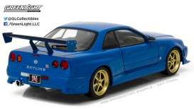 Nissan  - 1999 bayside blue - 1:18 - GreenLight - 19032 - gl19032 | Toms Modelautos