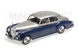 Bentley  - 1954 blue/silver - 1:18 - Minichamps - 100139954 - mc100139954 | Toms Modelautos