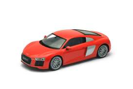 Audi  - 2016 red - 1:18 - Welly - 18052r - welly18052r | Toms Modelautos