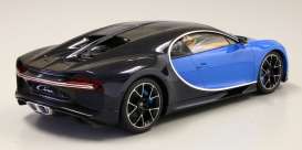 Bugatti  - 2015 french blue/atlantic blue - 1:18 - Kyosho - 9548BBK - kyo9548BBK | Toms Modelautos