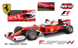 Ferrari  - F1 #5 Vettel Ray Ban 2016 red - 1:32 - Bburago - 46802VRB - bura46802VRB | Toms Modelautos