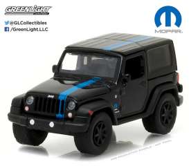 Jeep  - 2010 black/blue - 1:64 - GreenLight - 29886 - gl29886 | Toms Modelautos