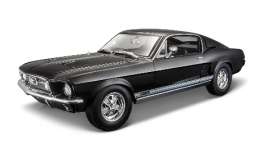 Ford  - Mustang GTA Fastback 1967 black - 1:18 - Maisto - 31166bk - mai31166bk | Toms Modelautos