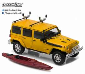 Jeep  - 2016 metallic yellow - 1:43 - GreenLight - 86081 - gl86081 | Toms Modelautos