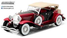 Duesenberg  - II SJ 1934 red/black - 1:18 - GreenLight - 12995 - gl12995 | Toms Modelautos