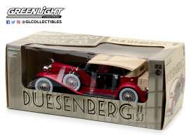 Duesenberg  - II SJ 1934 red/black - 1:18 - GreenLight - 12995 - gl12995 | Toms Modelautos