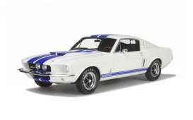 Ford  - Mustang Shelby GT500 1967 white/blue - 1:12 - OttOmobile Miniatures - ottoG022 | Toms Modelautos