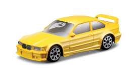 BMW  - yellow - 1:43 - Bburago - 30157y - bura30157y | Toms Modelautos