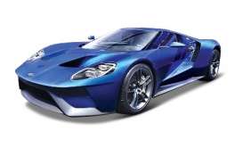 Ford  - 2017 blue - 1:32 - Bburago - 43043A - bura43043A | Toms Modelautos