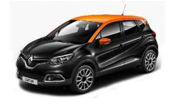 Renault  - black orange - 1:43 - Bburago - 30316bk - bura30316bk | Toms Modelautos