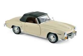 Mercedes Benz  - 1957 ivory - 1:18 - Norev - 183539 - nor183539 | Toms Modelautos
