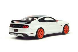 Ford  - Mustang by Bojix Design white/orange - 1:18 - GT Spirit - 123 - GT123 | Toms Modelautos