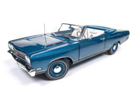 Plymouth  - 1969 blue - 1:18 - Auto World - AMM1102 | Toms Modelautos