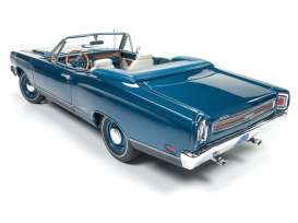 Plymouth  - 1969 blue - 1:18 - Auto World - AMM1102 | Toms Modelautos