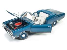 Plymouth  - 1969 blue - 1:18 - Auto World - AMM1102 | Toms Modelautos