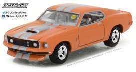 Ford  - 1969 orange/silver - 1:64 - GreenLight - 37110A - gl37110A | Toms Modelautos