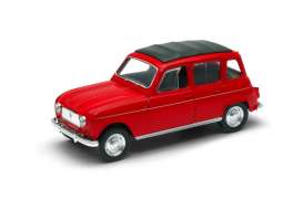 Renault  - red - 1:34 - Welly - 43741r - welly43741r | Toms Modelautos