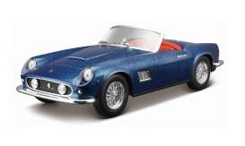 Ferrari  - blue - 1:24 - Bburago - 26020b - bura26020b | Toms Modelautos