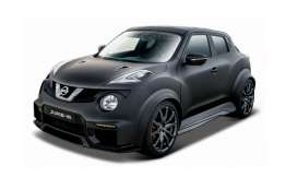Nissan  - matt black - 1:43 - Bburago - 30136bk - bura30136bk | Toms Modelautos