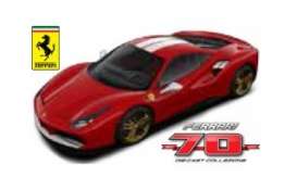 Ferrari  - red/white - 1:43 - Bburago - 76310-01 - bura76310-01 | Toms Modelautos