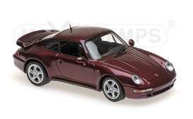 Porsche  - 1997 red metallic - 1:43 - Maxichamps - 940069200 - mc940069200 | Toms Modelautos
