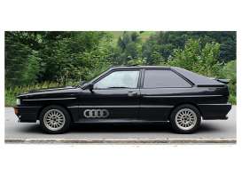 Audi  - 1980 black metallic - 1:18 - Minichamps - 155016121 - mc155016121 | Toms Modelautos