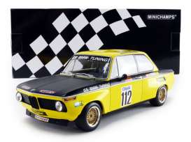 BMW  - 2002 GS Tuning Basche Winner 1972 black/yellow - 1:18 - Minichamps - 155722712 - mc155722712 | Toms Modelautos