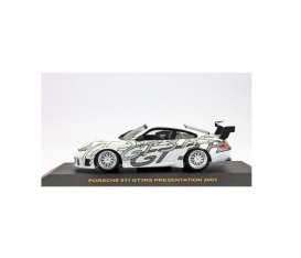 Porsche  - 2001 white/silver - 1:43 - Triple9 Premium - T9P10030 | Toms Modelautos