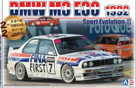 BMW  - M3 E30 #2  1992 white/red/blue - 1:24 - Beemax - 24019 - bmx24019 | Toms Modelautos