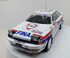 Toyota  - Celica #15 1991 white/red/blue - 1:18 - Triple9 Collection - 1800200 - T9-1800200 | Toms Modelautos