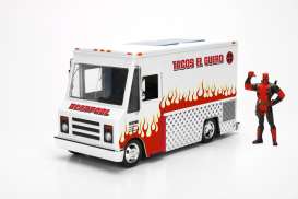 Deadpool  - Food Truck 2016 white - 1:24 - Jada Toys - 99730 - jada253225000 | Toms Modelautos