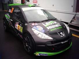 Peugeot  - 207 S2000 #58 2013 black/green - 1:18 - SunStar - 5441 - sun5441 | Toms Modelautos