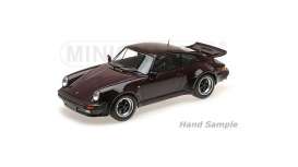 Porsche  - 911 Turbo 1977 dark purple - 1:12 - Minichamps - 125066116 - mc125066116 | Toms Modelautos