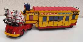 Pinder Circus  - yellow/red - 1:43 - Magazine Models - pinder - magPinC05-C06set | Tom's Modelauto's