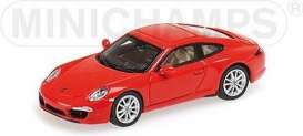 Porsche  - 911 2011 red - 1:87 - Minichamps - 870068020 - mc870068020 | Toms Modelautos