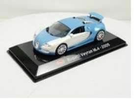 Bugatti  - Veyron 16.4 2005 blue/white - 1:43 - Magazine Models - magSCBugatti | Toms Modelautos
