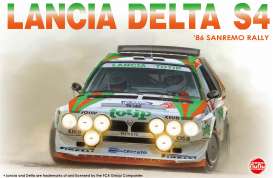 Lancia  - S4 1986 white/green/orange - 1:24 - NuNu Hobby - nunu24005 - nunu24005 | Toms Modelautos