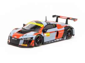 Audi  - R8 LMS Fia GT #7 2016 red/light blue - 1:64 - Tarmac - T64-007-MGP16EM - TC-T64-007MGP16EM | Toms Modelautos