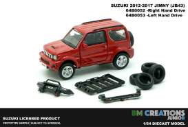 Suzuki  - Jimny JB43 1998 red - 1:64 - BM Creations - 64B0052 - BM64B0052 | Toms Modelautos