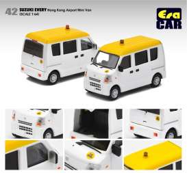 Suzuki  - Every  white/yellow - 1:64 - Era - su19evern42 - EraSU19EVERN42 | Toms Modelautos