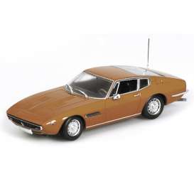 Maserati  - Ghibli Coupe 1969 brown metallic - 1:87 - Minichamps - 870123024 - mc870123024 | Toms Modelautos