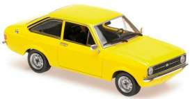 Ford  - Escort 1600 Sport 1975 yellow - 1:87 - Minichamps - 870080004 - mc870080004 | Toms Modelautos