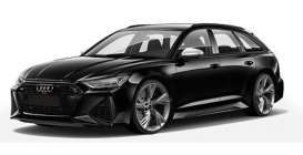 Audi  - RS 6 Avant 2019 black metallic - 1:87 - Minichamps - 87001010014 - mc870010014 | Toms Modelautos