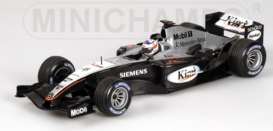 McLaren  - 2004 silver/black - 1:43 - Minichamps - 53004306 - mc530044306 | Toms Modelautos