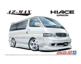 Toyota  - Hiace Azmax  - 1:24 - Aoshima - 06215 - abk06215 | Toms Modelautos