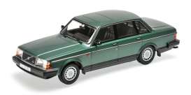 Volvo  - 240 GL 1986 green metallic - 1:87 - Minichamps - 870171400 - mc870171400 | Toms Modelautos